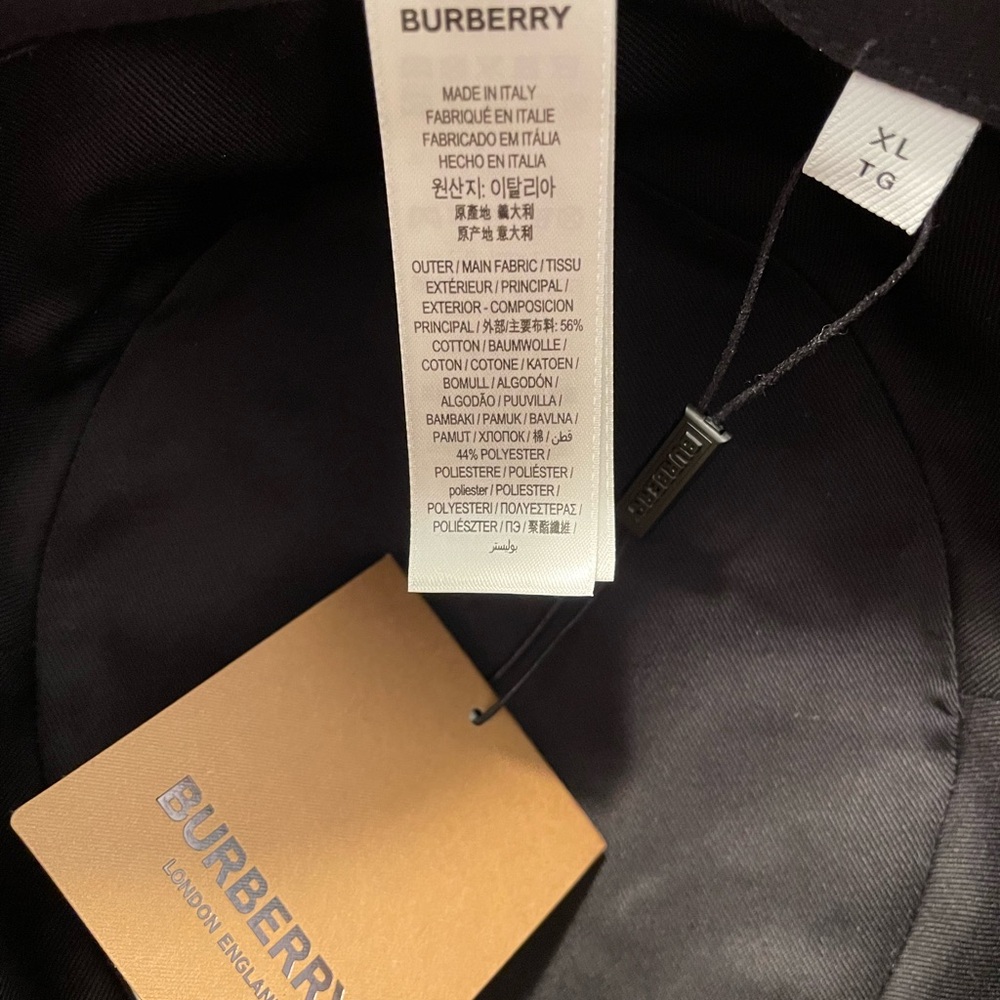 Burberry Beige Checkered Bucket Hat - Picture 8 of 11